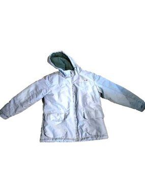 Winter Coat Swiss Tech Hooded XL womens green blue jacket cold weather